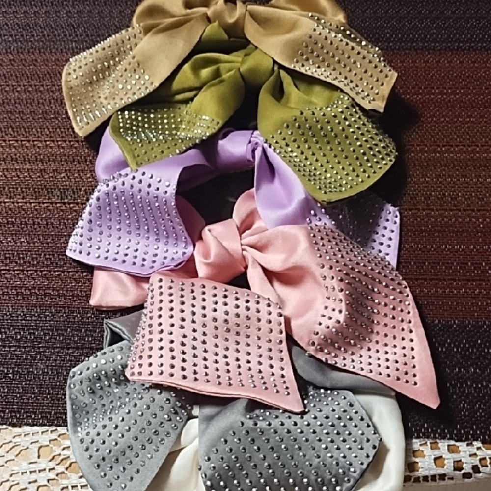 No Boundaries Pastel Textured Hair Bows Set